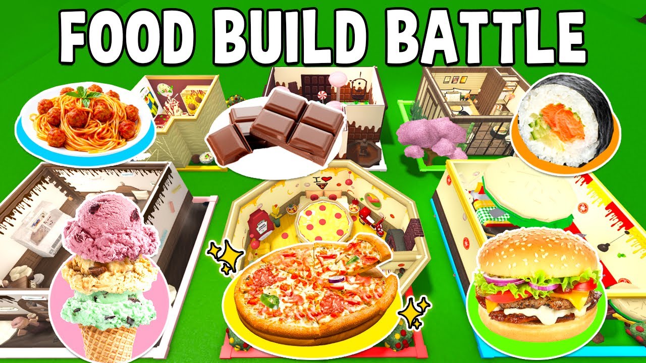 MEGA Food Bedroom Build-Off CHALLENGE!