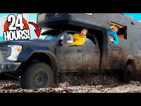 MEGA TRUCK Overnight Roadtrip Survival Challenge!