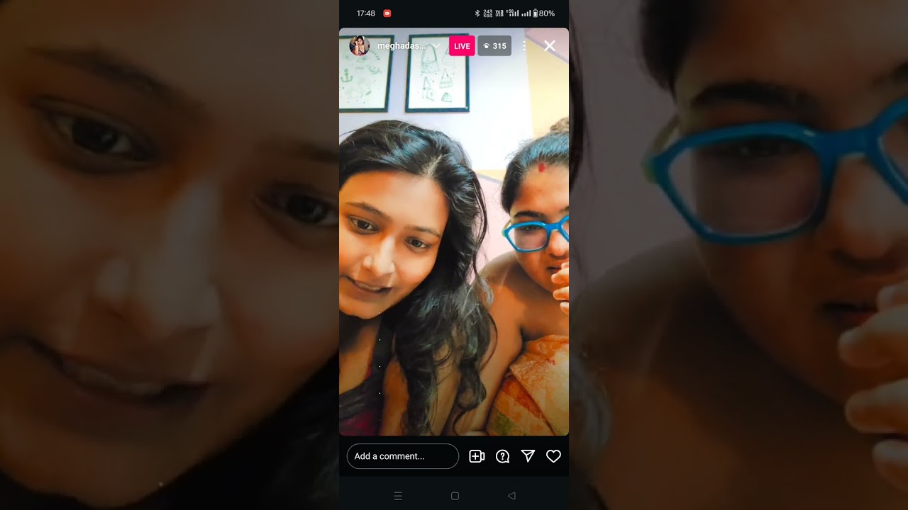 Megha das ghosh hot live