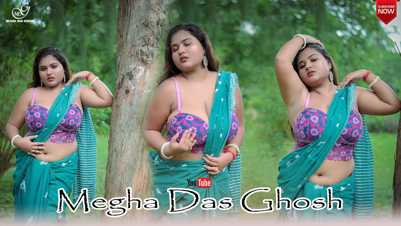 MEGHA DAS GHOSH IN DEEP GREEN SAREE | BONG FASHION VLOG | 2025