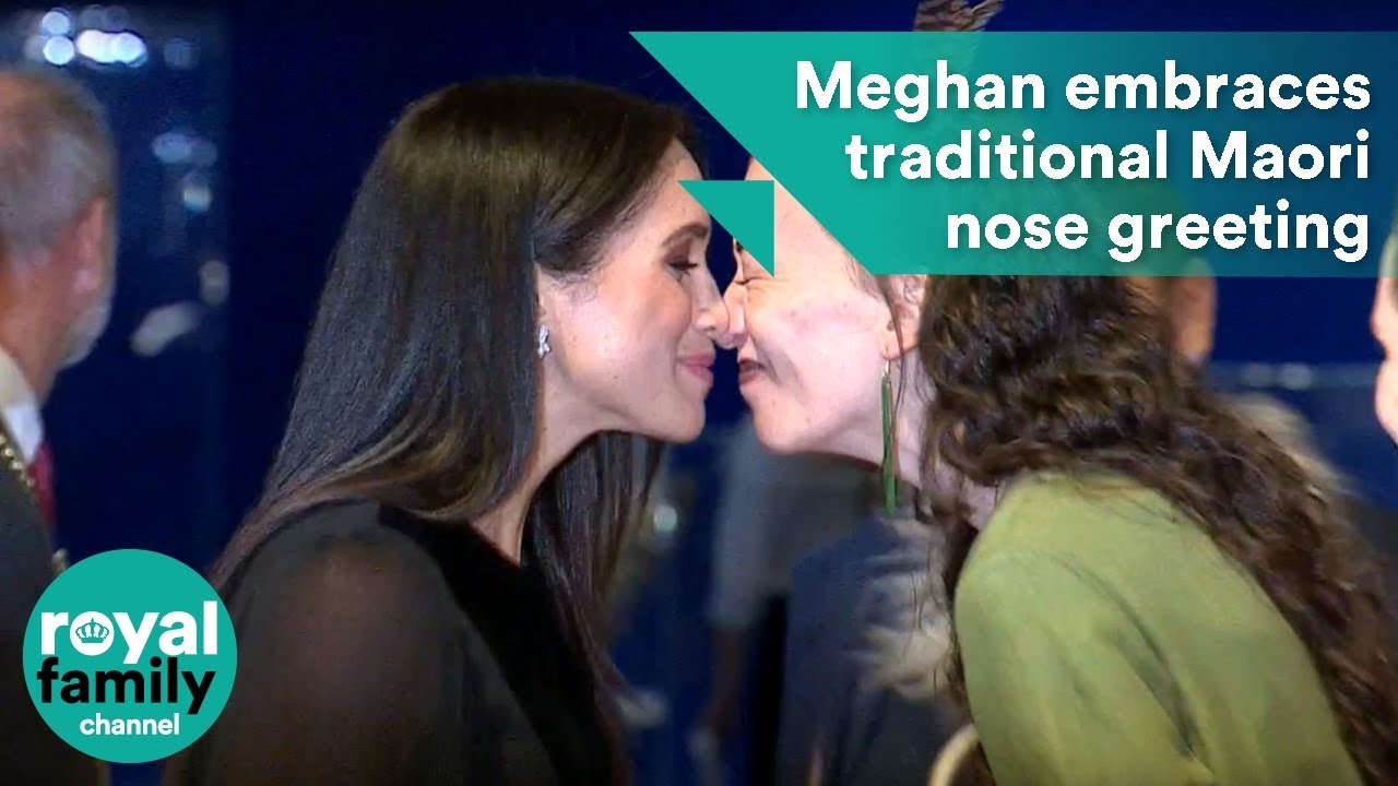 Meghan embraces traditional Maori nose greeting