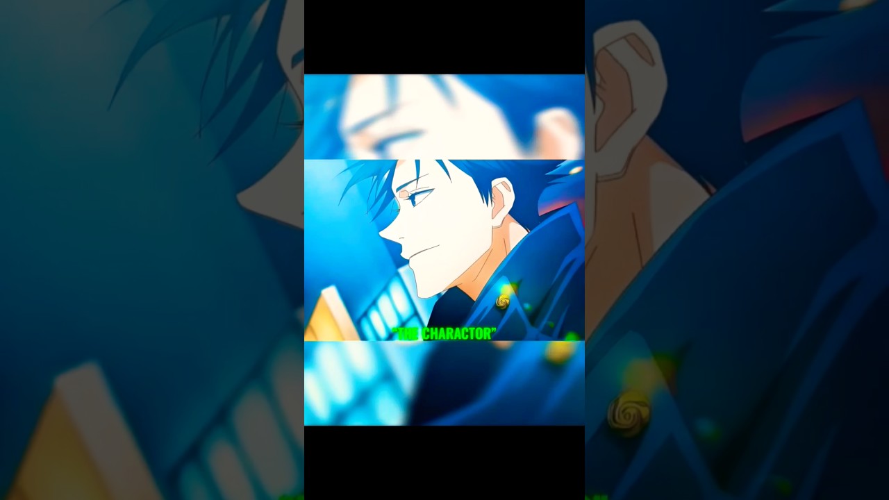 “Megumi Fushiguro 🔥 THE CHARACTER | JJK Edit [4K]
