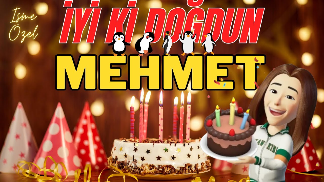 MEHMET İyi ki doğdun - Mehmet İsme Özel Doğum Günü Şarkısı