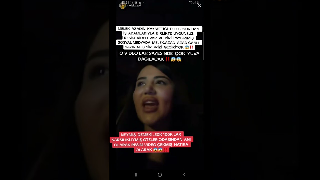 Melek Azad sinir krizi geçirdi #tiktokturkiye #tiktokmagazin #tiktokkesfet