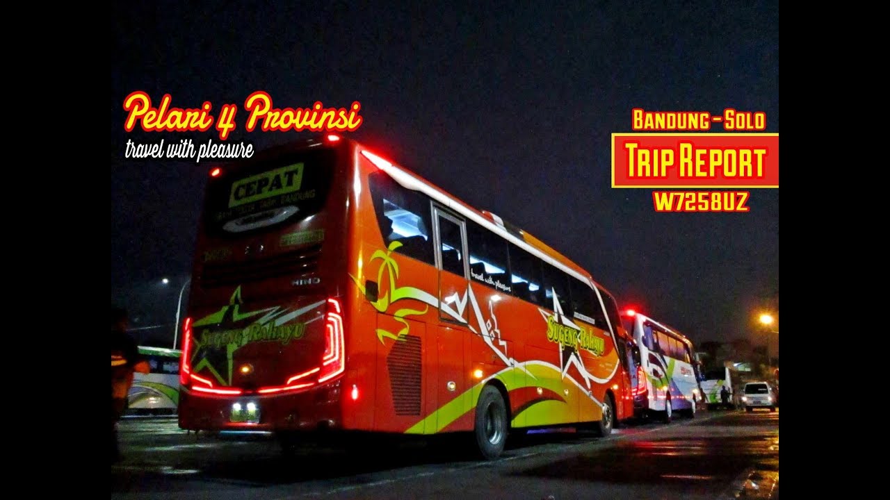 Mencoba Jalur Lika-Liku | Trip Report : Sugeng Rahayu W7258UZ Hino RK8 R260 AirSus Bandung - Solo