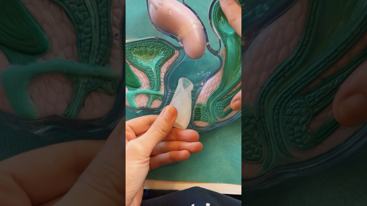 Menstrual Cup Insertion and Fit/Comfort Quick Tips #shorts