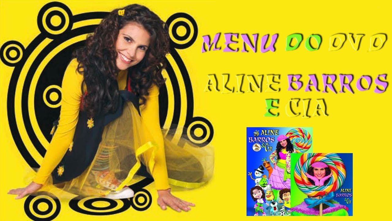 MENU DO DVD ALINE BARROS E CIA - PORTAL ALINE BARROS E CIA