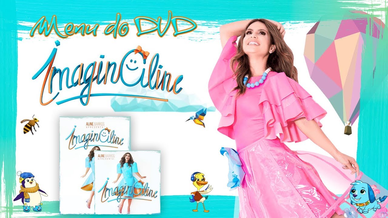 MENU DO DVD IMAGINALINE - PORTAL ALINE BARROS E CIA