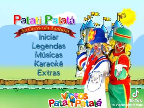 menu. dvd.    Patati Patatá. no.   castelo.    da.  fantasia.    2015