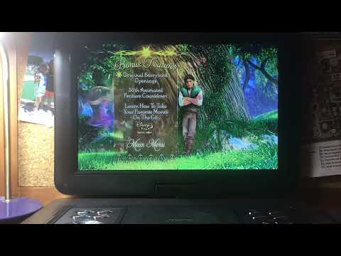 Menu walkthrough of tangled 2011 dvd