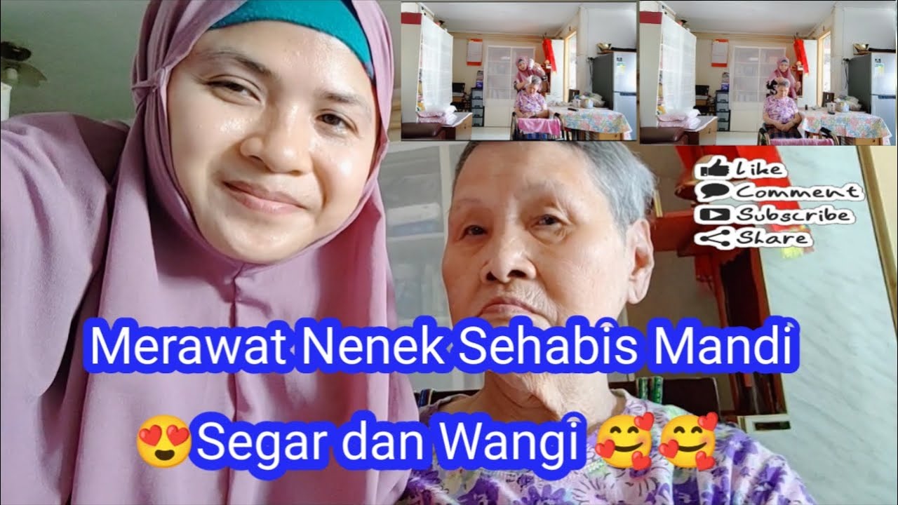 Merawat Nenek Sehabis Mandi