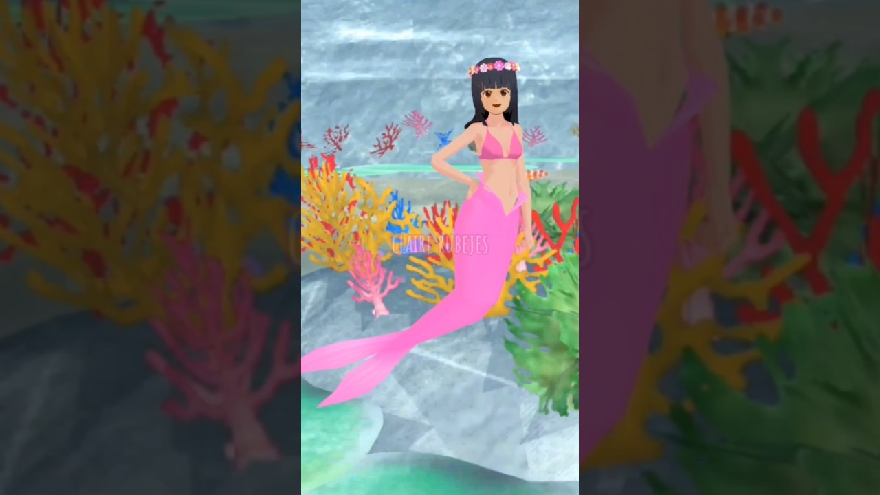 Mermaid Barbie Girl Mio 😍 #sakuraschoolsimulator #shorts #tiktok #viral