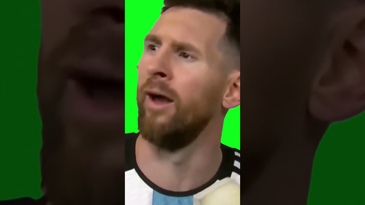 Messi' s meme video green screen