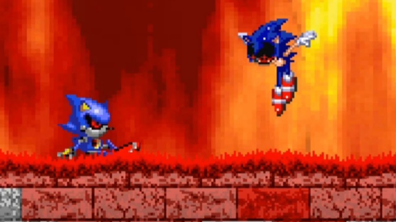 metal sonic vs exetior Sonic.exe nightmare beginning update