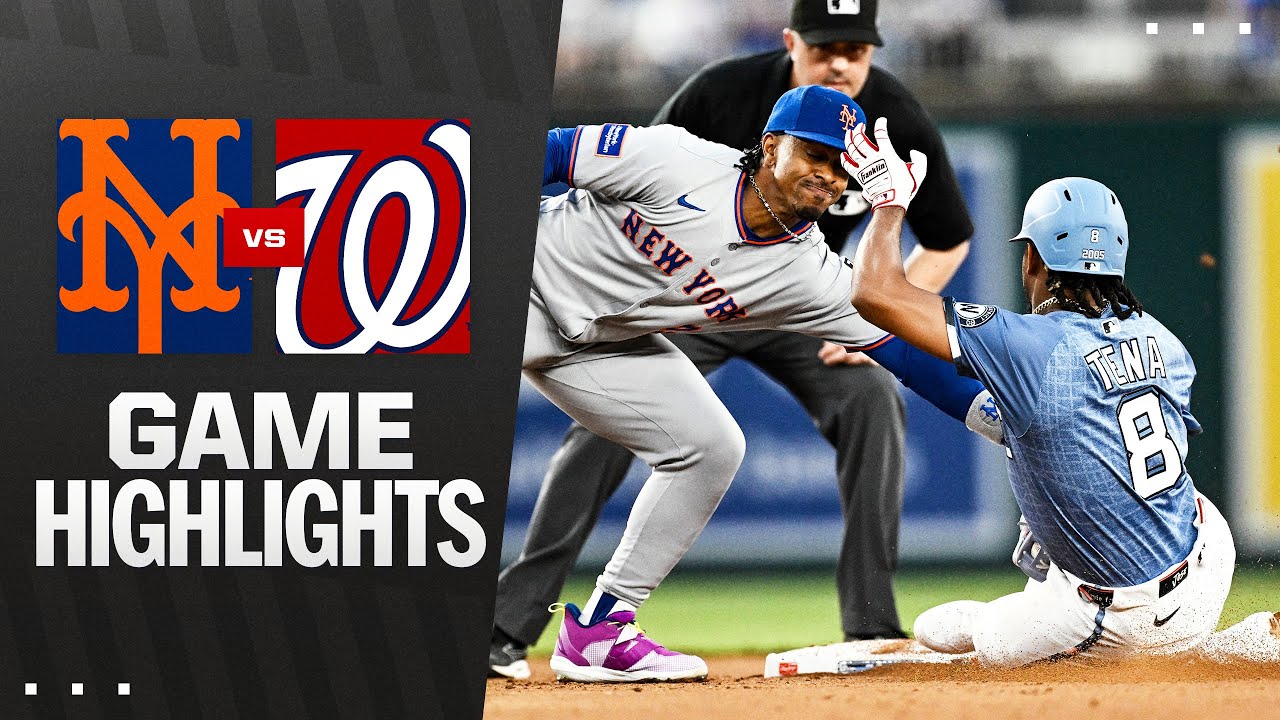 Mets vs. Nationals Game Highlights (4/25/25) | MLB Highlights
