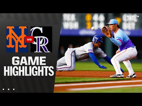Mets vs. Rockies Game Highlights (6/6/25) | MLB Highlights