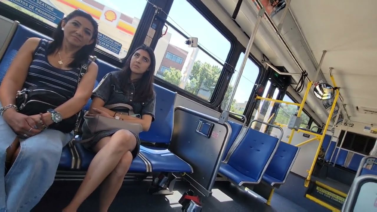 Mexican Mom and daughter can't help staring at big bulge (pt.1)