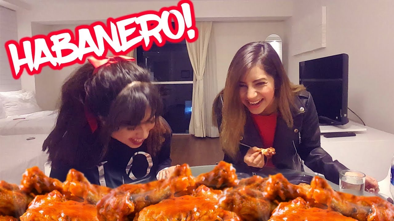 MI HERMANA Y YO APOSTAMOS $2000 *COMIENDO ALITAS HABANERO*