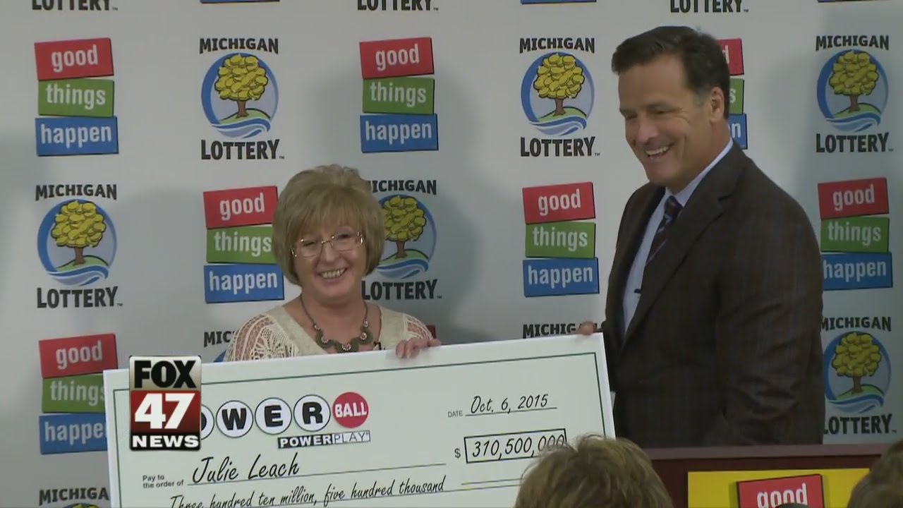 Michigan Powerball Winner Claims Jackpot