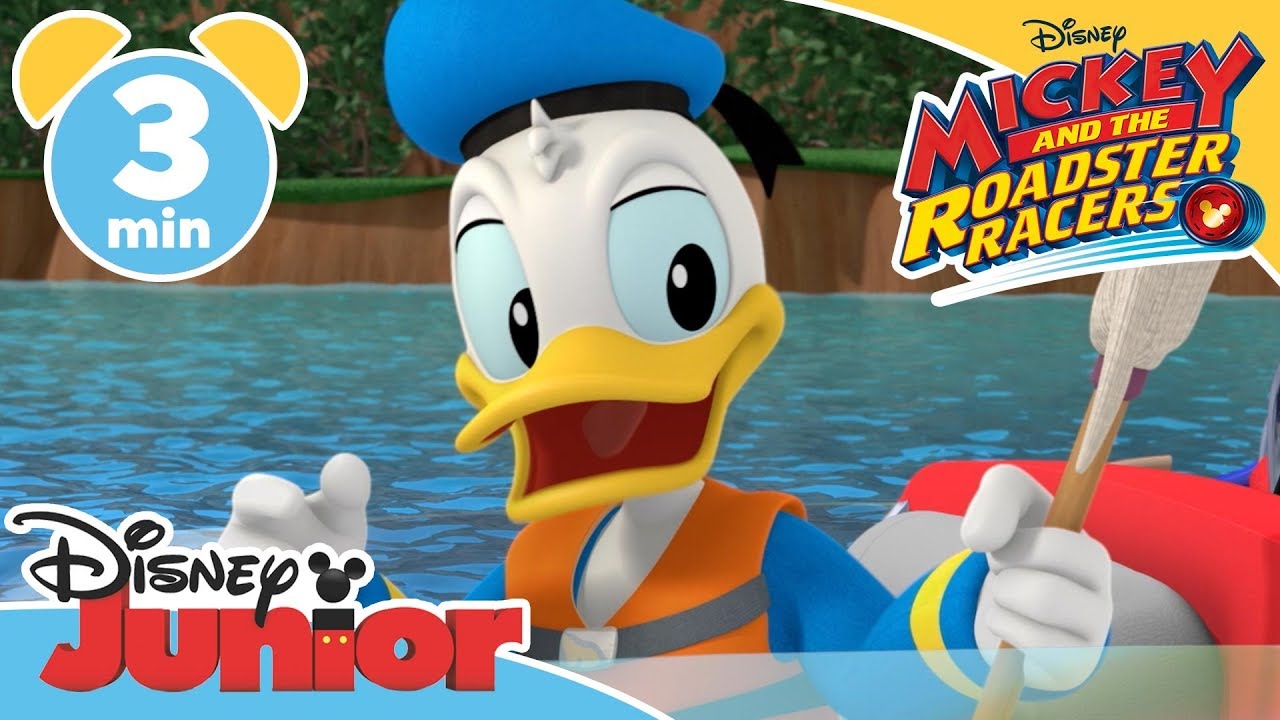 Mickey and the Roadster Racers | Donald's Dangerous Fishing Trip - Magical Moment | Disney Junior UK