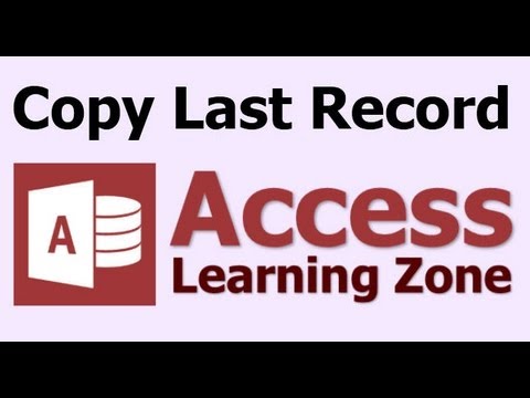 Microsoft Access Copy Last Entered Record with DMAX and DLOOKUP VBA