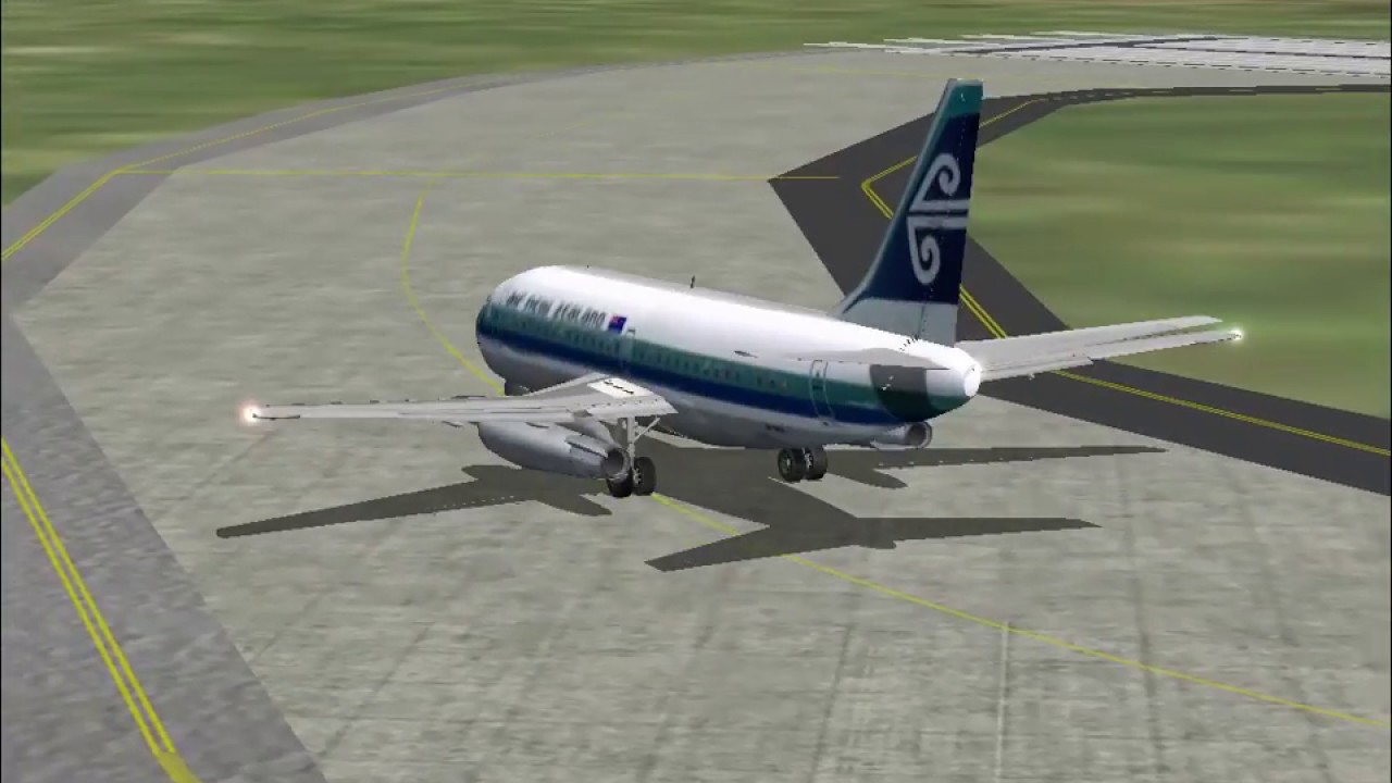 Microsoft Flight Simulator 2002 | Christchurch to Wellington | Air New Zealand 737-200