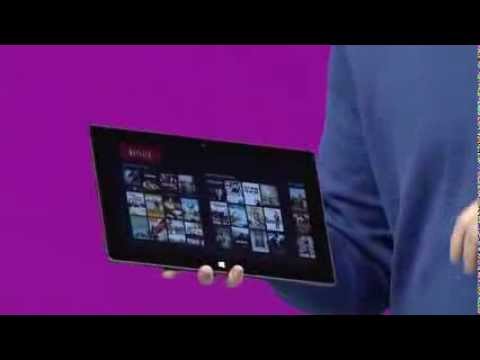 Microsoft Surface Tablet Crashes During Presentation *FAIL* [HD]