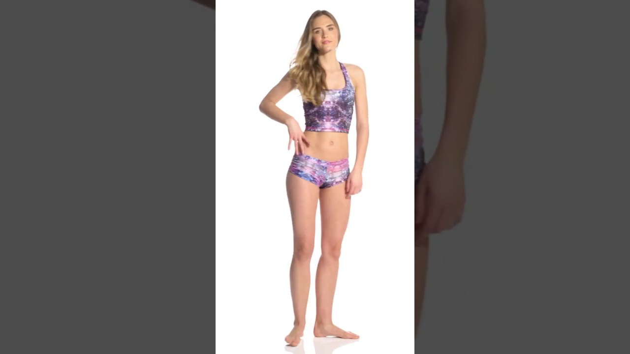 Mika Yoga Wear Meeko Hot Yoga Shorts | SwimOutlet.com