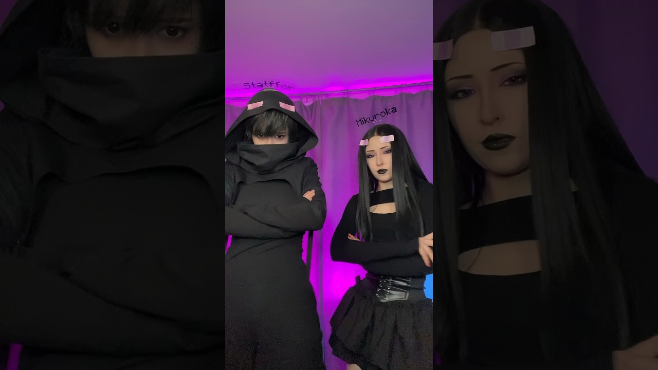 @mikuroka #cosplay #enderman #minecraft #minecraftcosplay #femboy