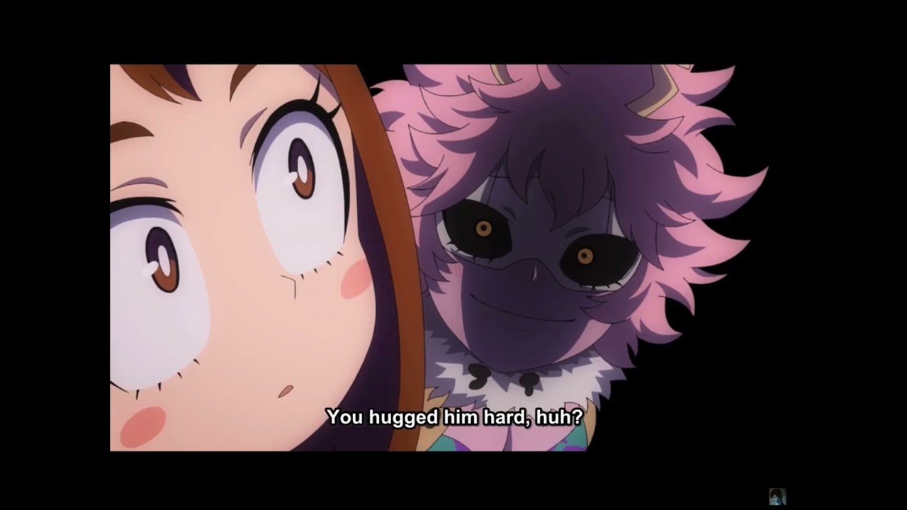 Mina teasing uraraka about  her crush 😀❤️