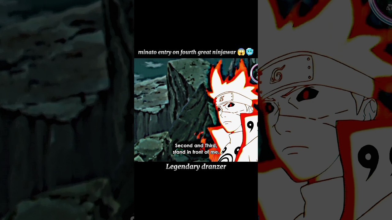 Minato entry on fourth great ninja war😱🥶