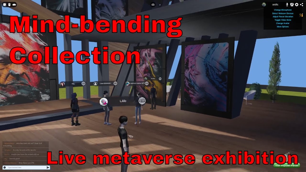 Mind-bending collection of human sculptures in this live metaverse exhibition
