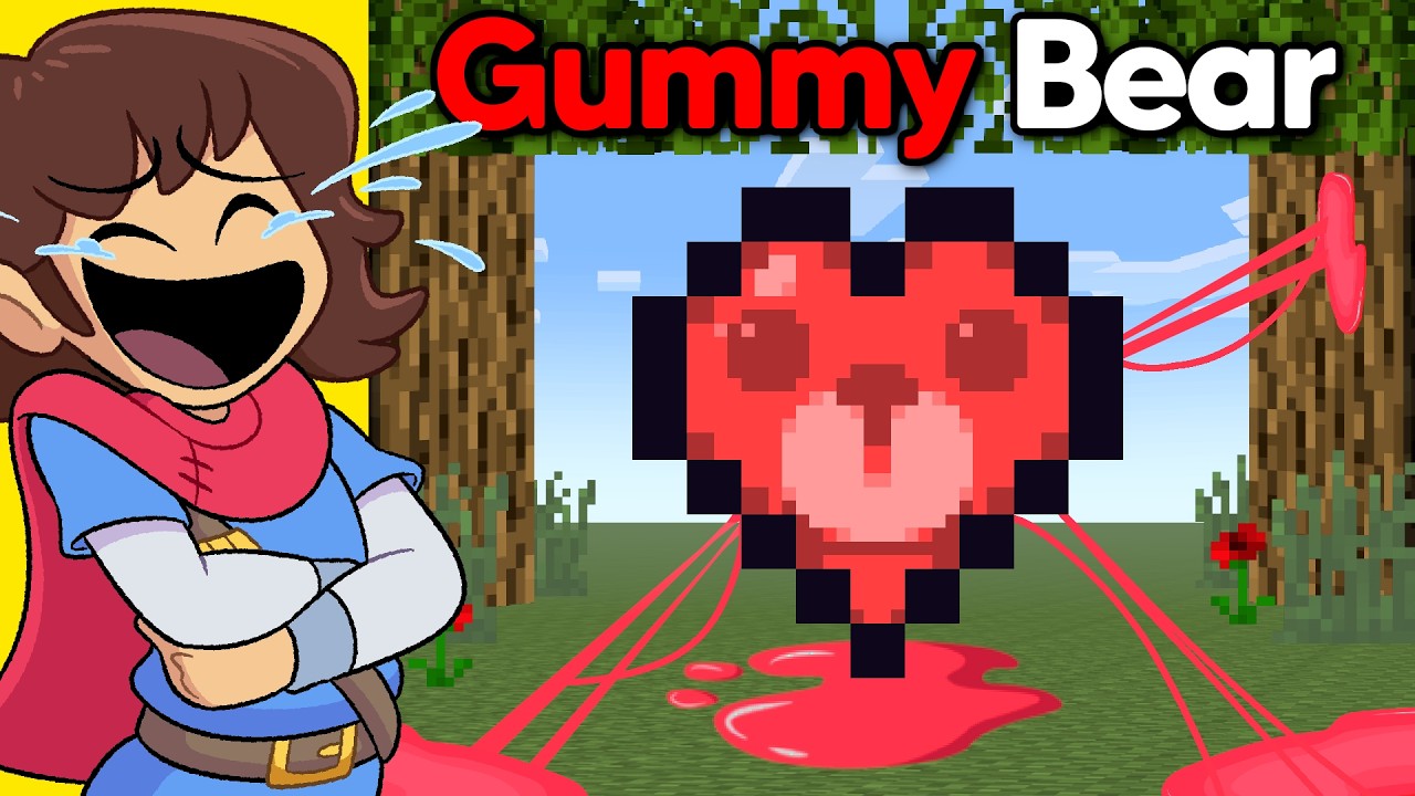 Minecraft But There's Candy Hearts