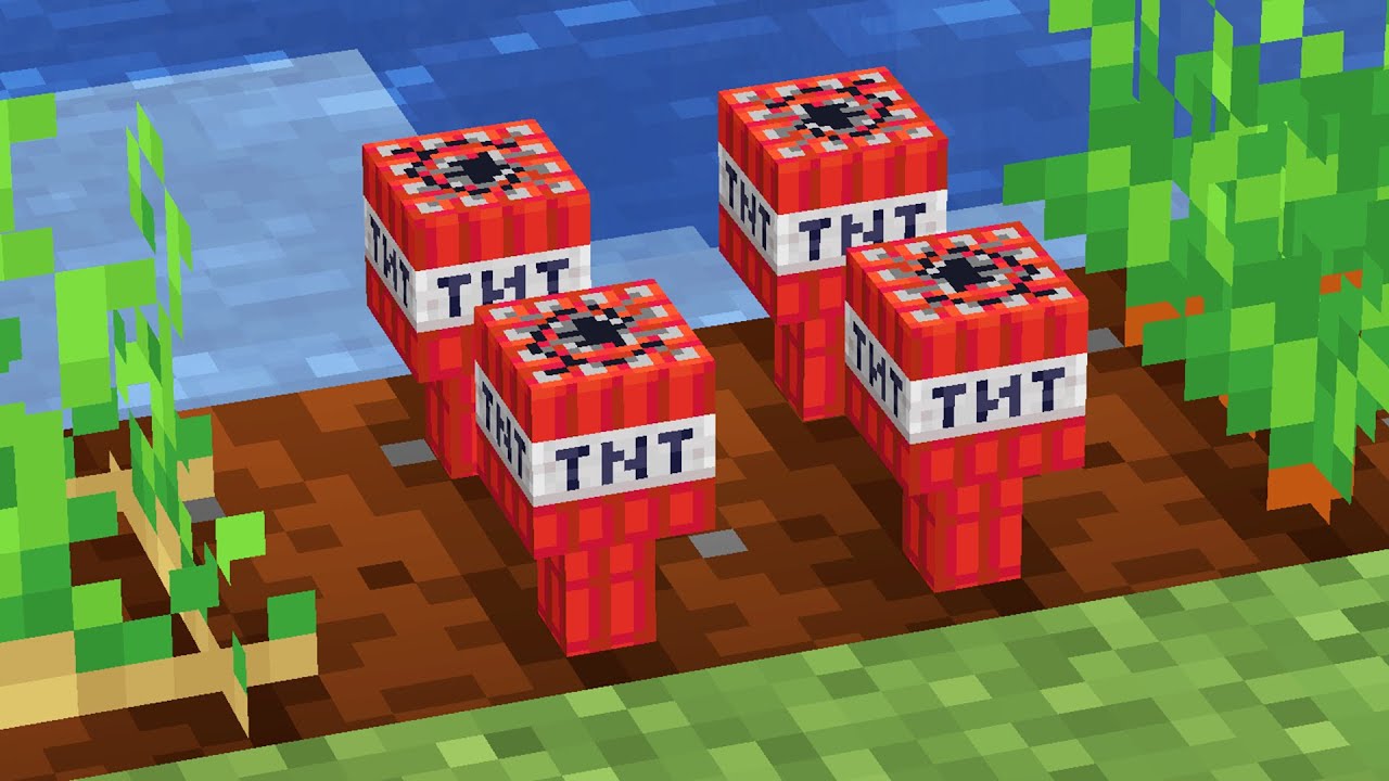 Minecraft but you can GROW TNT...
