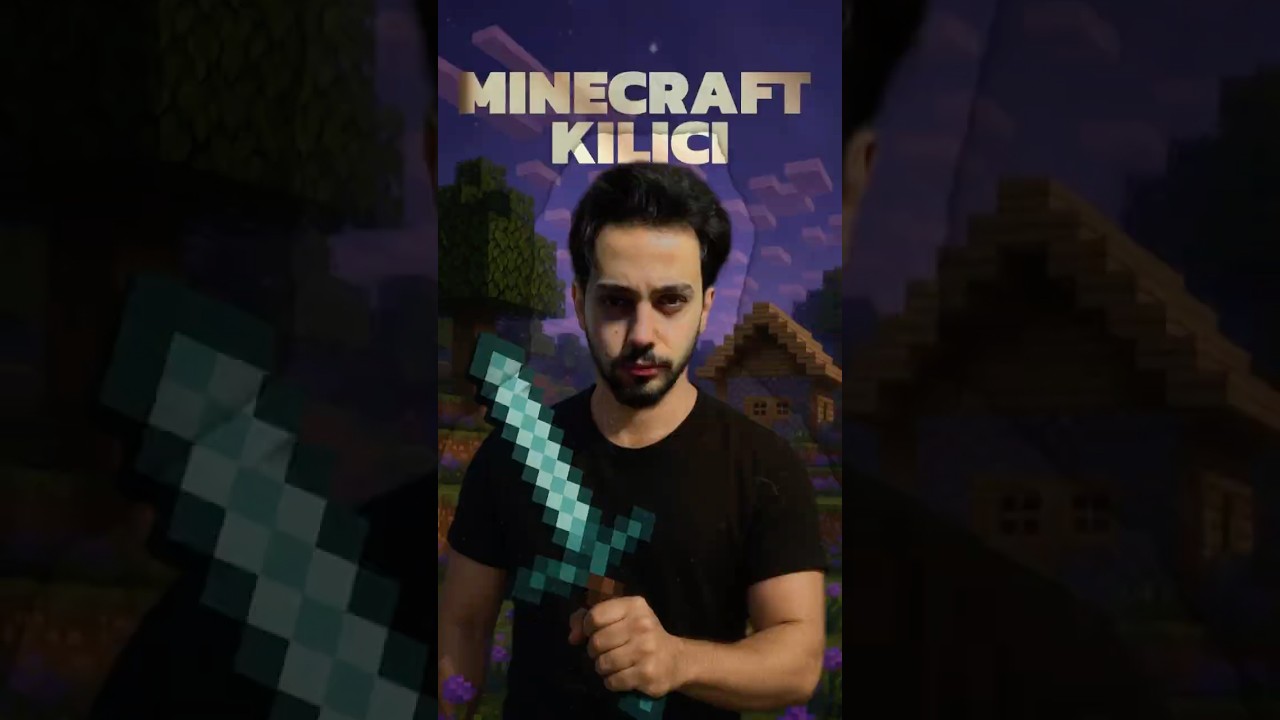 Minecraft Elmas Kılıcı Yaptım