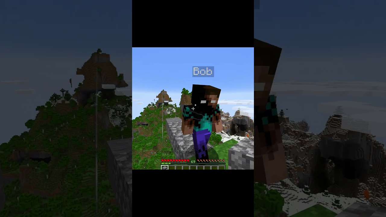 Minecraft Momento bob💀 #minecraft #shorts