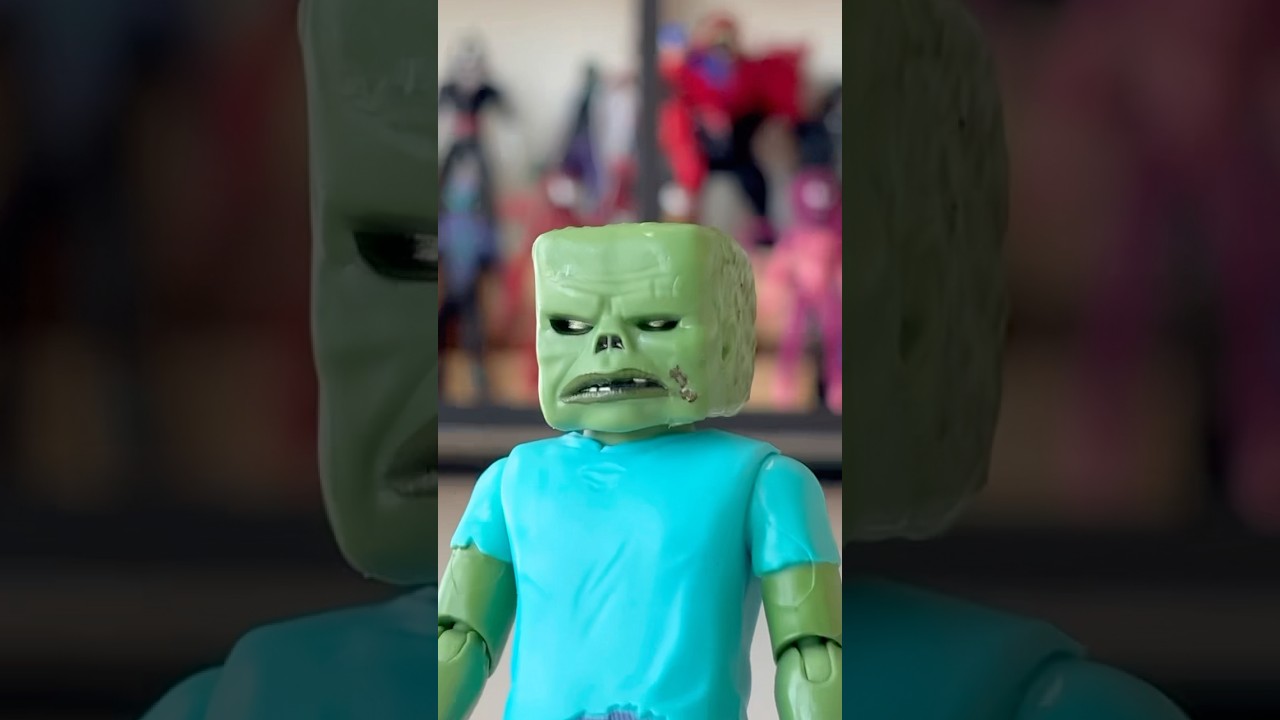 Minecraft movie Zombie! #minecraft #minecraftshorts #minecraftmovie #chickenjockey #zombie #unboxing