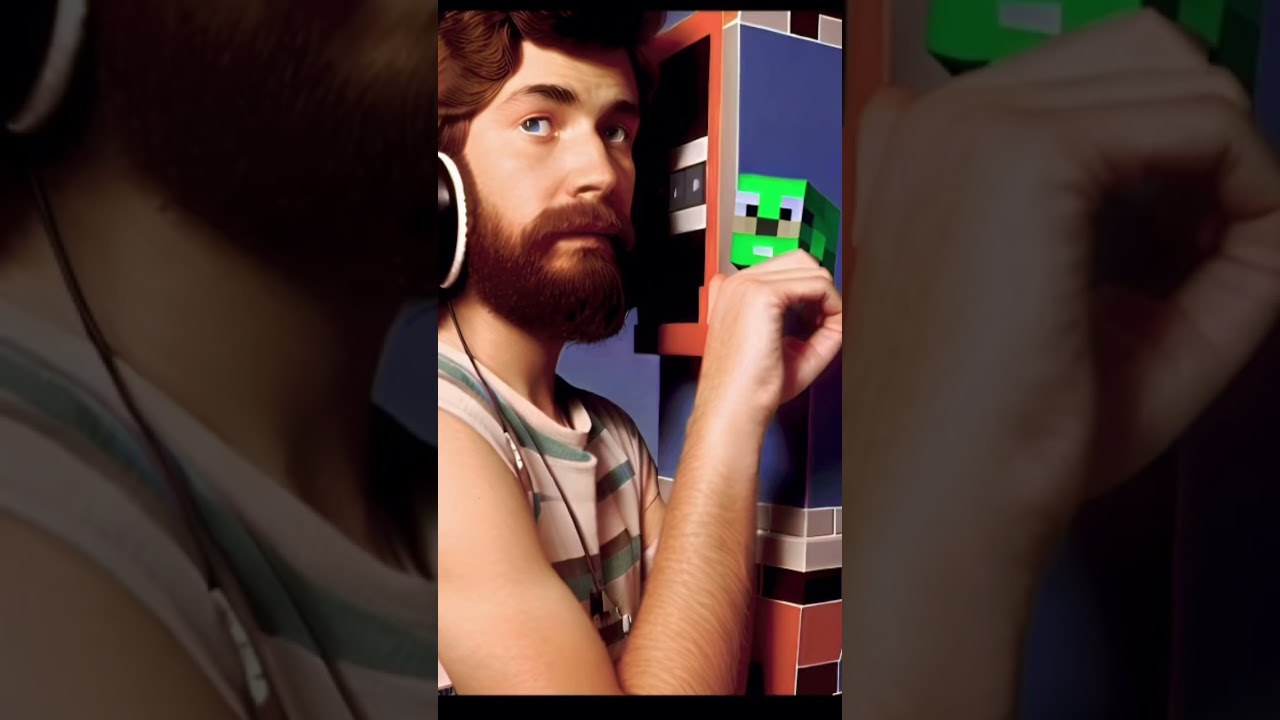 Minecraft Prototype 1974..a 1970s story. #minecraft #ai