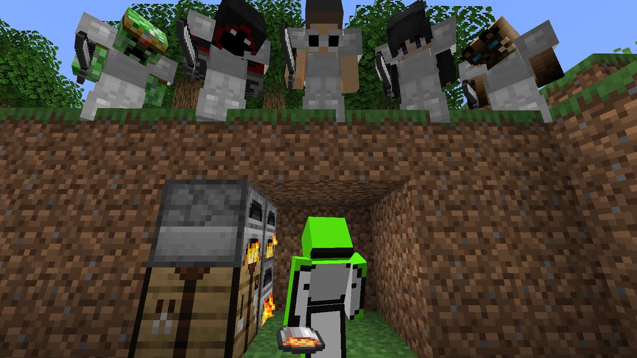 Minecraft Speedrunner VS 5 Hunters GRAND FINALE.