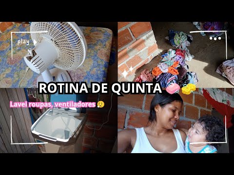 Minha Rotina de quinta-feira 🧼🧽 lavei muitas roupas, limpei os ventiladores 😮‍💨