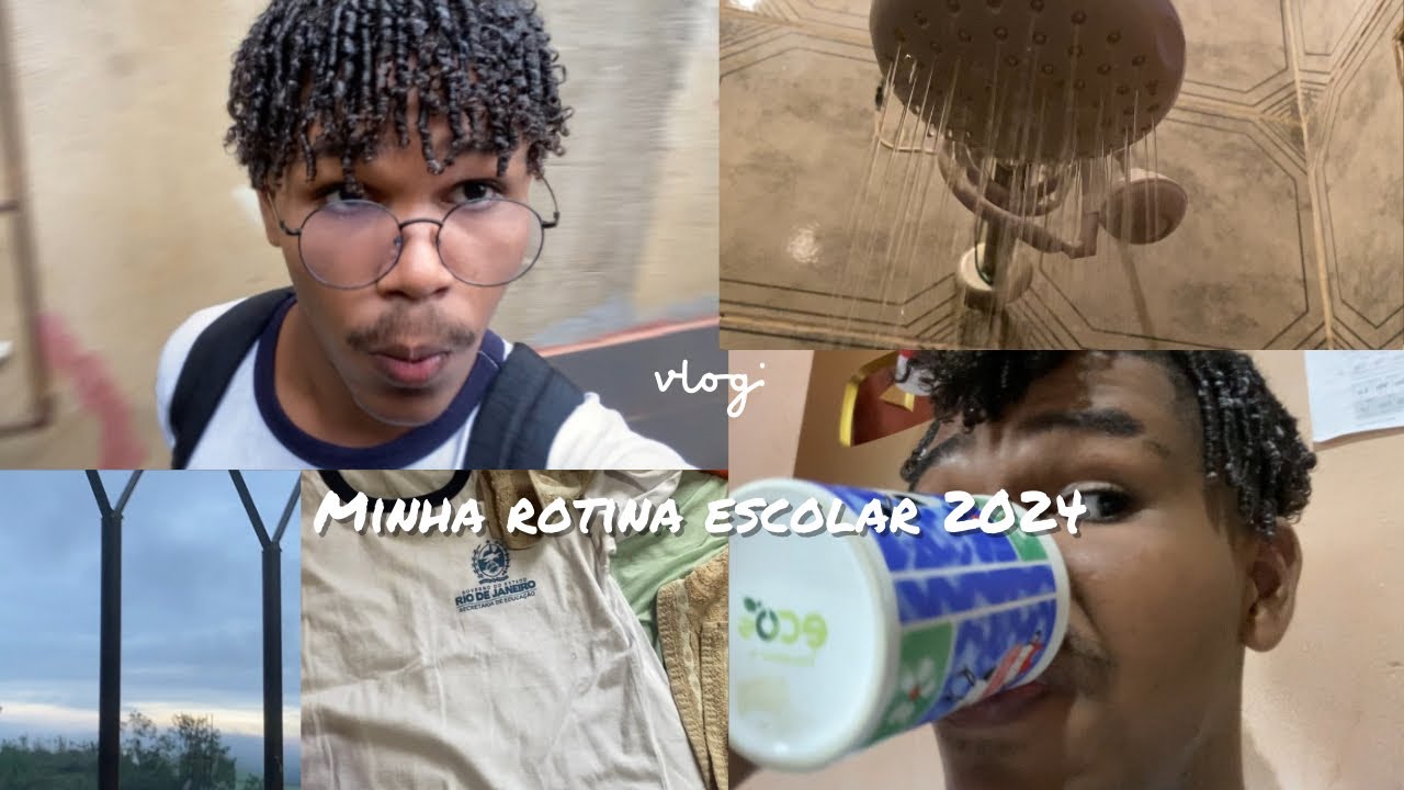 MINHA ROTINA ESCOLAR 2024!(a realidade)