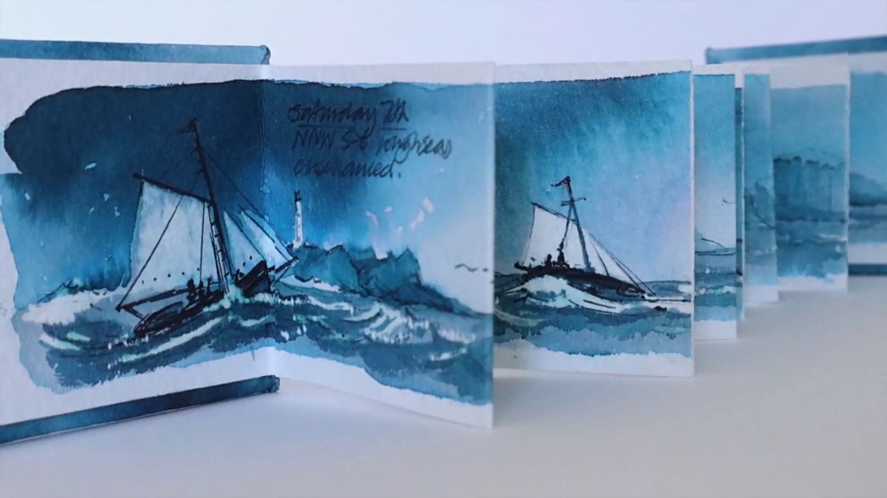 Mini Concertina Journal (50mm x 56mm) Hand Made