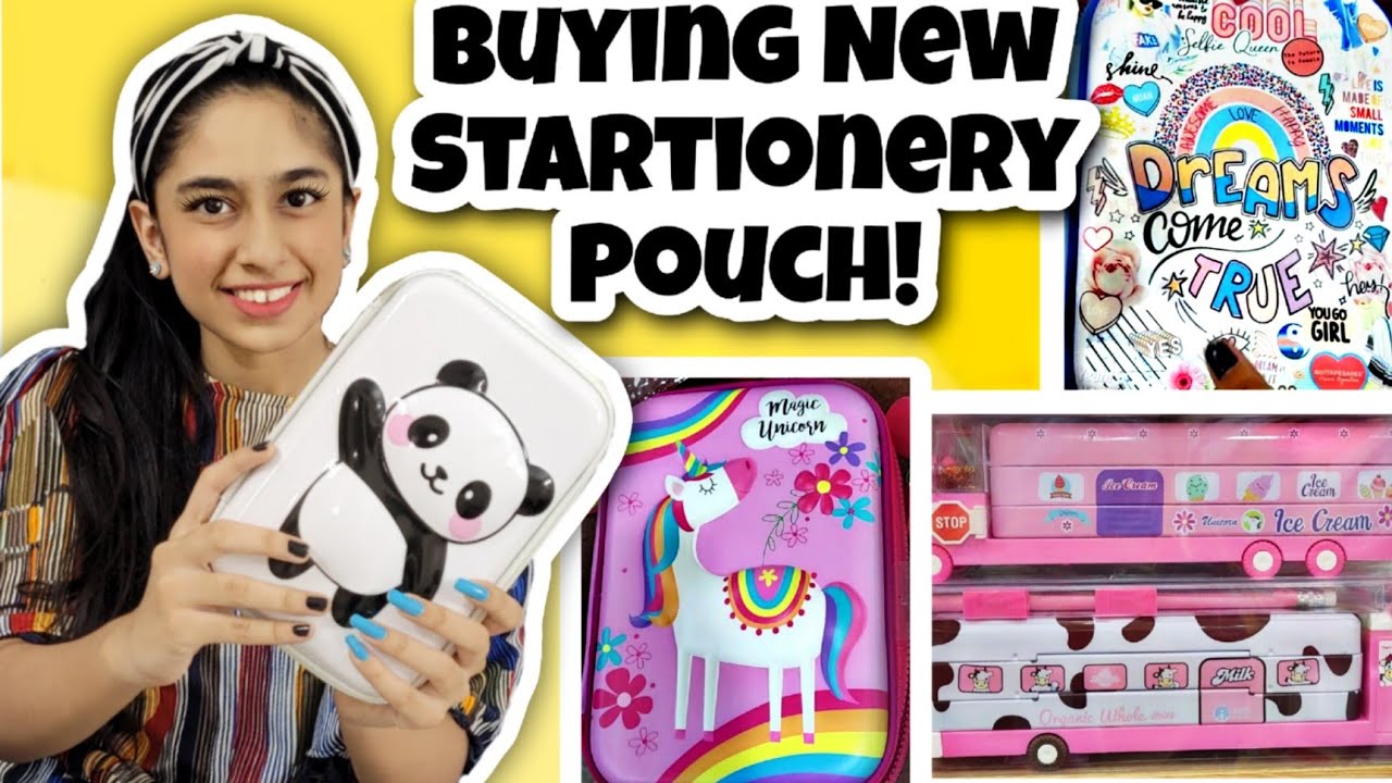 Mini Vlog 70 - New Stationery Pouch! 👝😍 | Riya's Amazing World