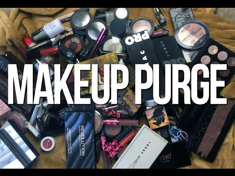 MINIMALISM JOURNEY #1 | MAKEUP PURGE