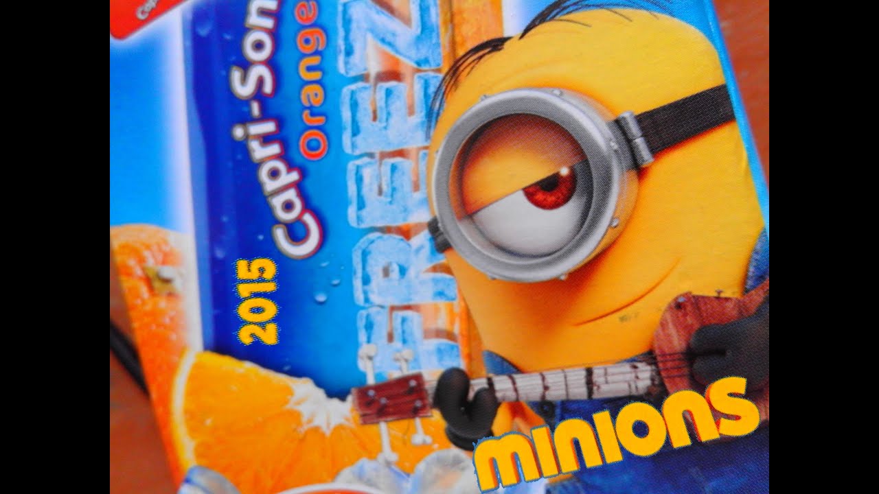 Minions Capri Sun Freezies / Minions FROZEN Ice Limited Edition + Magnet + BANANA/ мороженое Миньон