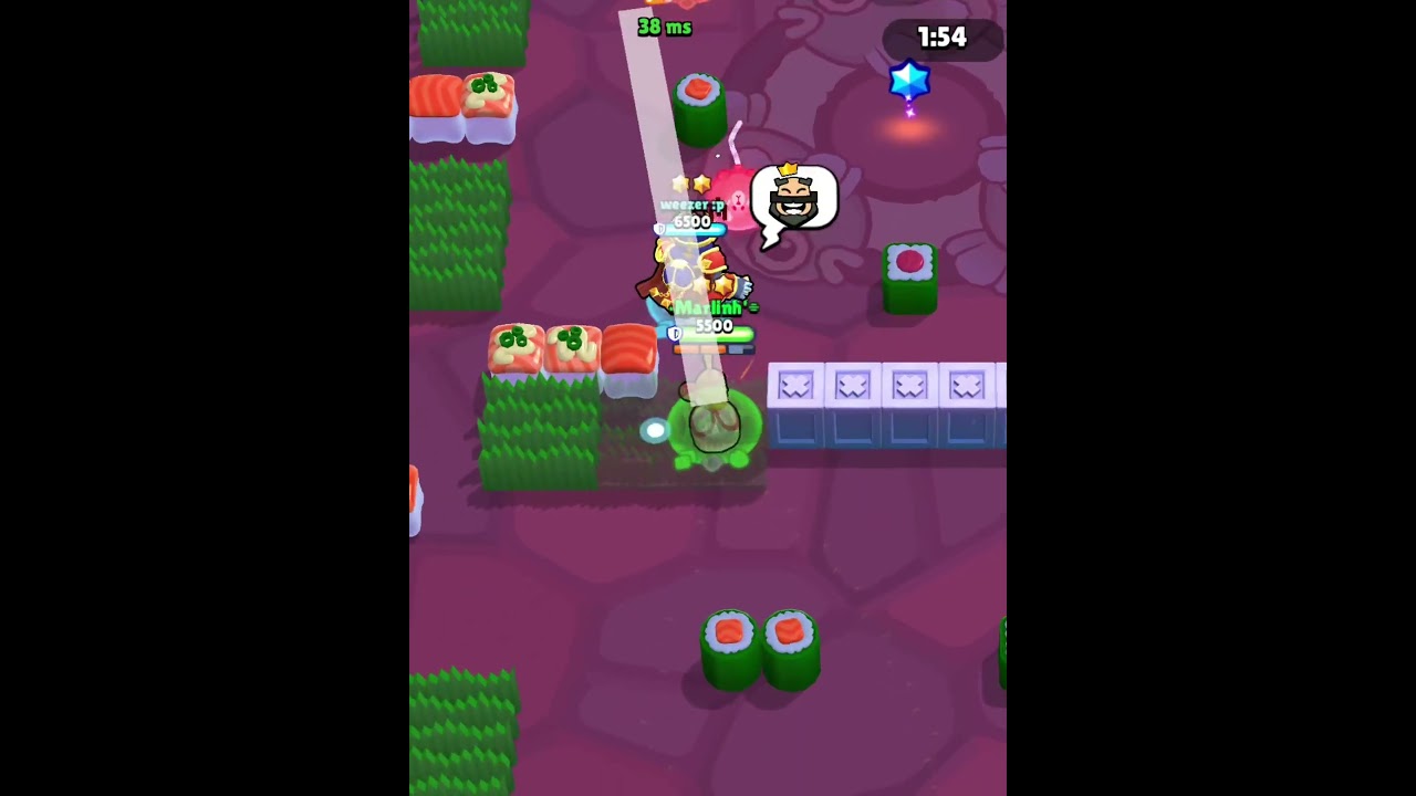 Mira Infalível 🎯♥️🫰 #shorts #brawlstars