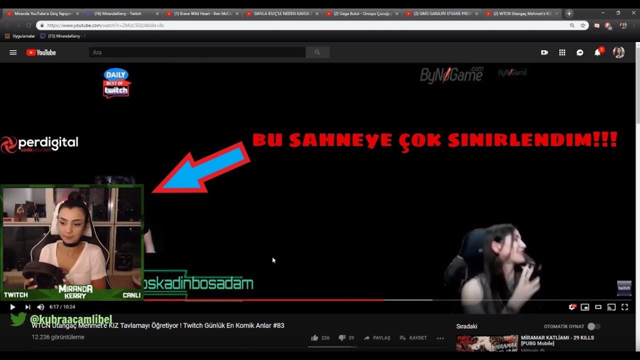 Miranda Kerry Twitch Günlük En Komik Anlar #83 İzliyor