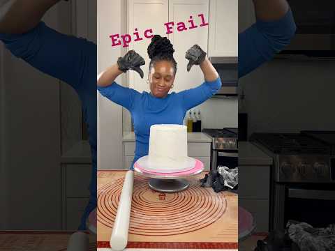 Mistakes happen! Cracks, tears, or sticky mess, we’ve all been there. #FondantFails #BakingStruggles