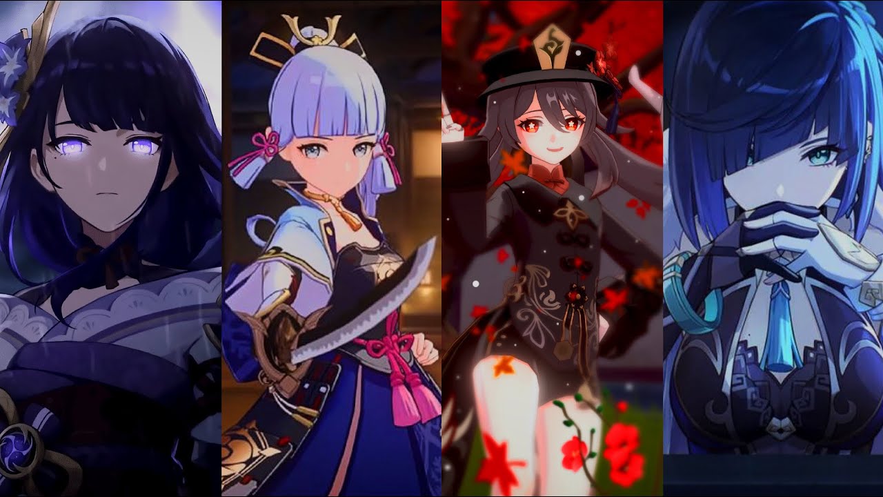 Mix [Genshin Impact] • Girls • Twixtor Clips (1080p)