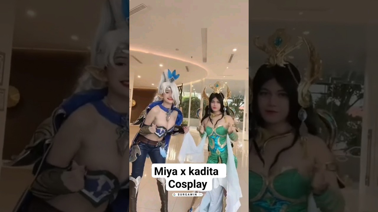 Miya and kadita cosplay #kameaam #mlbb #cosplay #cosplayer #cosplaygirl #egirl #dance #shorts
